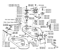 Page J Diagram and Parts List for 970 Rider  12 1992-03 Husqvarna Lawn Tractor