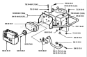 Page L Diagram and Parts List for 970 Rider  12 S 1993-05 Husqvarna Lawn Tractor