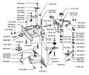 Page B Diagram and Parts List for 970 Rider  12 S 1993-05 Husqvarna Lawn Tractor