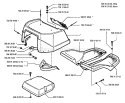Page E Diagram and Parts List for 970 Rider  12 S 1994-03 Husqvarna Lawn Tractor