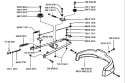 Page H Diagram and Parts List for 970 Rider  12 S 1994-03 Husqvarna Lawn Tractor