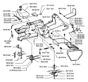 Page N Diagram and Parts List for 970 Rider  12 S 1993-05 Husqvarna Lawn Tractor