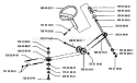 Page P Diagram and Parts List for 970 Rider  12 S 1993-05 Husqvarna Lawn Tractor