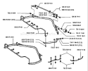 Page H Diagram and Parts List for 970 Rider  12 S 1993-05 Husqvarna Lawn Tractor