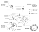 Page K Diagram and Parts List for RIDER Pro 15 2001-02 Husqvarna Lawn Tractor