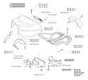 Page M Diagram and Parts List for RIDER Pro 15 2001-02 Husqvarna Lawn Tractor