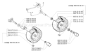 Page U Diagram and Parts List for RIDER Pro 15 2001-02 Husqvarna Lawn Tractor