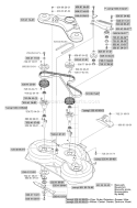 Page E Diagram and Parts List for RIDER Pro 15 2001-02 Husqvarna Lawn Tractor
