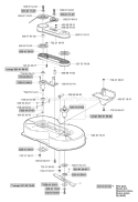 Page F Diagram and Parts List for RIDER Pro 15 2001-02 Husqvarna Lawn Tractor