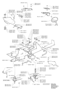 Page B Diagram and Parts List for RIDER Proflex 21 2001-01 Husqvarna Lawn Tractor