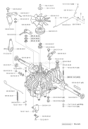 Page J Diagram and Parts List for RIDER Proflex 21 USA -2001-02 Husqvarna Lawn Tractor