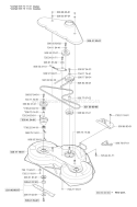 Page D Diagram and Parts List for RIDER Proflex 21 USA -2001-02 Husqvarna Lawn Tractor