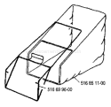 Part Location Diagram of 516699611 Husqvarna Bag Rack