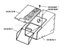 Page B Diagram and Parts List for ROYAL 19 S-2T 1993-05 Husqvarna Lawn Mower