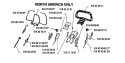 Page G Diagram and Parts List for ROYAL 19 S-2T 1993-05 Husqvarna Lawn Mower