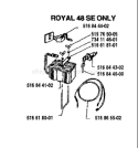 Part Location Diagram of 516844302 Husqvarna Ignition Switch