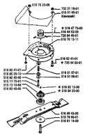Page A Diagram and Parts List for ROYAL 53 S 1990-06 Husqvarna Lawn Mower