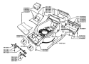 Page C Diagram and Parts List for ROYAL 53 S 1990-06 Husqvarna Lawn Mower