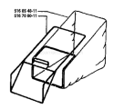 Page D Diagram and Parts List for ROYAL 53 S 1990-06 Husqvarna Lawn Mower