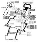 Page E Diagram and Parts List for ROYAL 53 S 1990-06 Husqvarna Lawn Mower