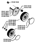 Part Location Diagram of 516511601 Husqvarna Washer