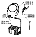Part Location Diagram of 513909700 Husqvarna Battery