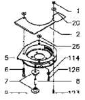 Part Location Diagram of 515796019 Husqvarna Washer