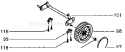 Page C Diagram and Parts List for ROYAL 53 S 1995-02 Husqvarna Lawn Mower
