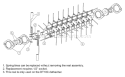 Page D Diagram and Parts List for DT18C DT 18 C 2000-12 Husqvarna Dethatcher