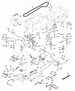 Page C Diagram and Parts List for SGT18H46A 2001-09 Husqvarna Lawn Tractor