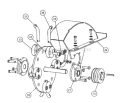 Part Location Diagram of 539020031 Husqvarna Kit; Rt Tooth, Stump Grinder