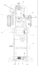 Page B Diagram and Parts List for SG13A/CE SG 13 A/CE 2004-03 Husqvarna Stump Grinder