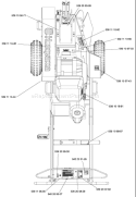 Page B Diagram and Parts List for SG13 SG 13 968999353 -2005-06 Husqvarna Stump Grinder