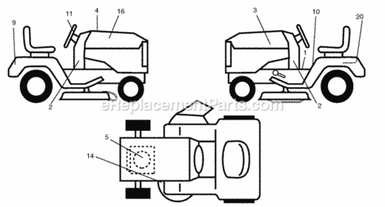 Part Location Diagram of 403991 Poulan Decal Lwrdash