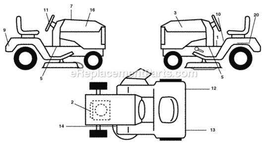 Part Location Diagram of 401939 Husqvarna Decal, Eng. Hp