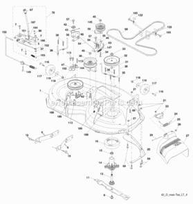 Part Location Diagram of 197473 Husqvarna Pulley, Mandrel