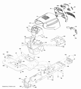 Page A Diagram and Parts List for SO21H48YT 2006-01 Husqvarna Lawn Tractor