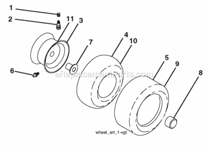 Page J Diagram and Parts List for SO21H48YT 2006-01 Husqvarna Lawn Tractor