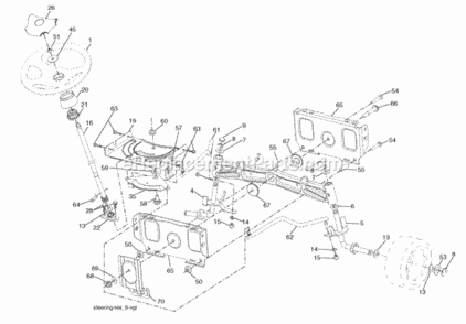 Page I Diagram and Parts List for SOGT26H54 2006-01 Husqvarna Lawn Tractor