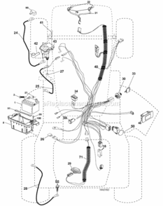 Page D Diagram and Parts List for SOGT26H54 2006-02 Husqvarna Lawn Tractor