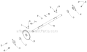 Drive Diagram and Parts List for ST230E 96195001601 - 2012-08 Husqvarna Snow Blower