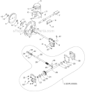 Auger Housing Impeller Diagram and Parts List for ST230E 96195001601 - 2012-08 Husqvarna Snow Blower