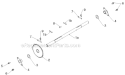 Drive Diagram and Parts List for ST230E 96195001602 - 2012-08 Husqvarna Snow Blower