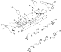 Handle Diagram and Parts List for ST230E 96195001602 - 2012-08 Husqvarna Snow Blower
