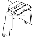 Chassis Engine Pulleys Diagram and Parts List for ST230E 96195001602 - 2012-08 Husqvarna Snow Blower