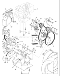 Page B Diagram and Parts List for STE8527 STE 8527 HL8527STEA -954223654 -2003-07 Husqvarna Snow Blower