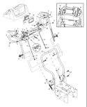 Page F Diagram and Parts List for STE8527 STE 8527 HL8527STEA -954223654 -2003-07 Husqvarna Snow Blower