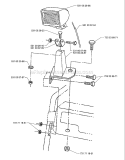 Page E Diagram and Parts List for ST1030 ST 1030 1996-12 Husqvarna Snow Blower