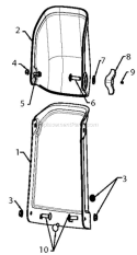 Part Location Diagram of 532443430 Husqvarna Chute