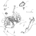 Part Location Diagram of 532443425 Husqvarna Auger